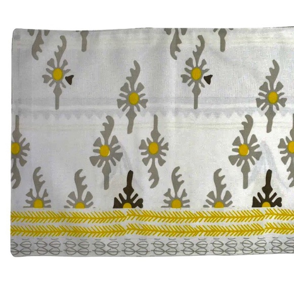 NIP Set of 8 each - Vietri Bohemian Gray/Yellow Napkins & Placements - Picture 3 of 11